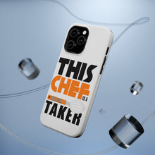 DistinctInk ToughCase for Apple iPhone, Compatible with MagSafe Charging - This Chef is a Whisk Taker