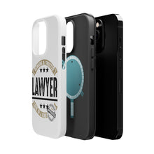 DistinctInk ToughCase for Apple iPhone, Compatible with MagSafe Charging - Genuine Trusted Lawyer One of a Kind