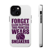 DistinctInk ToughCase for Apple iPhone, Compatible with MagSafe Charging - Forget Glass Slippers Princess Wears Sneakers