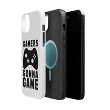 DistinctInk ToughCase for Apple iPhone, Compatible with MagSafe Charging - Gamers Gonna Game - Video Games