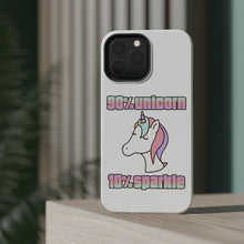 DistinctInk ToughCase for Apple iPhone, Compatible with MagSafe Charging - 90% Unicorn 10% Sparkle