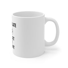 DistinctInk Glossy White Coffee / Tea Mug - Sorry I'm Late Had to Get to Save Point Gamer