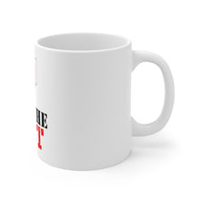 DistinctInk Glossy White Coffee / Tea Mug - Cut the Net Basketball