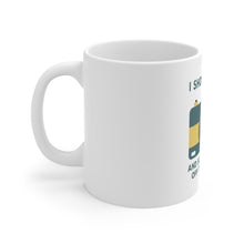 DistinctInk Glossy White Coffee / Tea Mug - I Shoot People - Photography