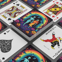DistinctInk Playing Poker Cards with The Enduring Beauty of Writing Design for Halloween LGBTQ+ Pride