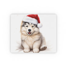 DistinctInk Mouse Pad - 1/4" Foam Rubber - Alaskan Malamute Puppy Drawing