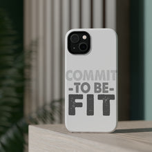 DistinctInk ToughCase for Apple iPhone, Compatible with MagSafe Charging - Commit To Be Fit