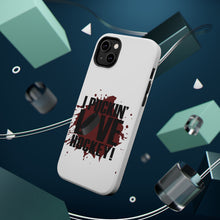 DistinctInk ToughCase for Apple iPhone, Compatible with MagSafe Charging - I Puckin' Love Hockey