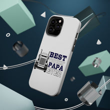 DistinctInk ToughCase for Apple iPhone, Compatible with MagSafe Charging - Best Truckin' Papa Ever