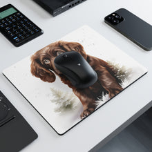 DistinctInk Mouse Pad - 1/4" Foam Rubber - Boykin Spaniel Puppy Drawing