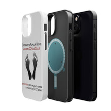 DistinctInk ToughCase for Apple iPhone, Compatible with MagSafe Charging - Lawyers DO Have Souls Oops Soles