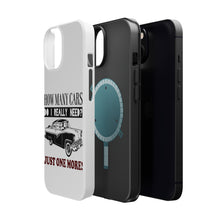 DistinctInk ToughCase for Apple iPhone, Compatible with MagSafe Charging - How Many Cars Do I Need? Just One More