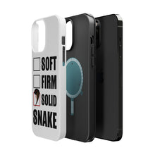 DistinctInk ToughCase for Apple iPhone, Compatible with MagSafe Charging - Soft Firm Solid Snake