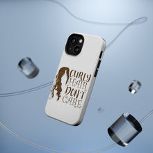 DistinctInk ToughCase for Apple iPhone, Compatible with MagSafe Charging - Curly Hair Don't Care
