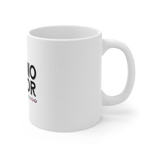 DistinctInk Glossy White Coffee / Tea Mug - Casino Donor - Blackjack Gambling