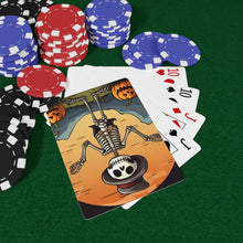 DistinctInk Playing / Poker Cards with Skelefun Halloween Design for Halloween