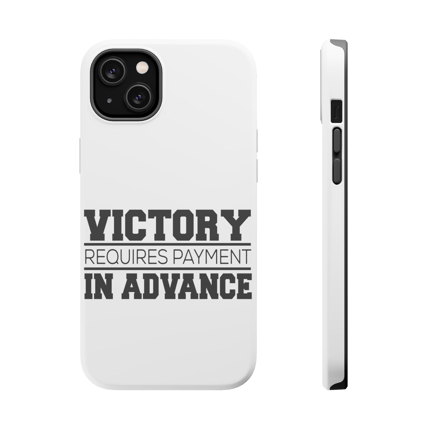 DistinctInk ToughCase for Apple iPhone, Compatible with MagSafe Charging - Victor Requires Payment in Advance
