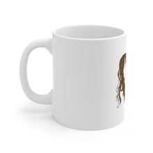DistinctInk Glossy White Coffee / Tea Mug - Curly Hair Don't Care