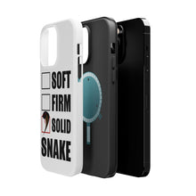 DistinctInk ToughCase for Apple iPhone, Compatible with MagSafe Charging - Soft Firm Solid Snake