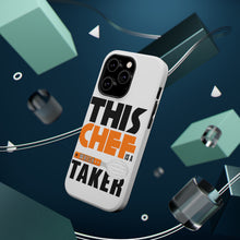 DistinctInk ToughCase for Apple iPhone, Compatible with MagSafe Charging - This Chef is a Whisk Taker