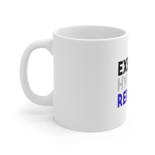 DistinctInk Glossy White Coffee / Tea Mug - Exert Hydrate Repeat
