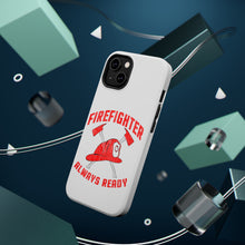 DistinctInk ToughCase for Apple iPhone, Compatible with MagSafe Charging - Firefighter - Always Ready