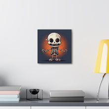 DistinctInk Canvas Wall Art with Skelly's Halloween Bash for Halloween
