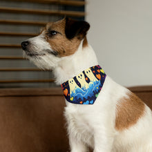 DistinctInk Adjustable Pet Banana Collar with A Life Of Adventure Design for Halloween LGBTQ+ Pride