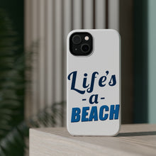 DistinctInk ToughCase for Apple iPhone, Compatible with MagSafe Charging - Life's a Beach