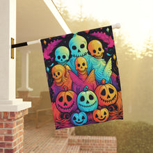 DistinctInk Garden & House Banner Flag with The Joy of Connecting Design for Halloween  LGBTQ+ Pride