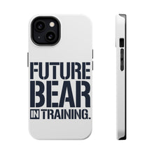 DistinctInk ToughCase for Apple iPhone, Compatible with MagSafe Charging - Future Bear in Training