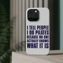 DistinctInk ToughCase for Apple iPhone, Compatible with MagSafe Charging - I Tell People I Do Pilates No One Knows