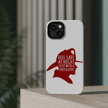 DistinctInk ToughCase for Apple iPhone, Compatible with MagSafe Charging - Feel Safe at Night Sleep with a Firefighter