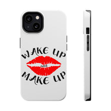DistinctInk ToughCase for Apple iPhone, Compatible with MagSafe Charging - Wake Up and Make Up