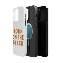 DistinctInk ToughCase for Apple iPhone, Compatible with MagSafe Charging - Born on the Beach