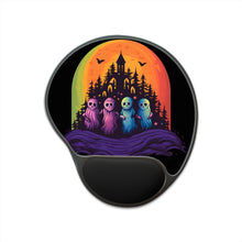 DistinctInk Mouse Pad with Wrist Rest  with Discover Your True Path Design for Halloween  LGBTQ+ Pride