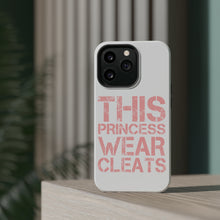 DistinctInk ToughCase for Apple iPhone, Compatible with MagSafe Charging - This Princess Wear Cleats