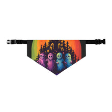 DistinctInk Adjustable Pet Banana Collar with Discover Your True Path Design for Halloween LGBTQ+ Pride