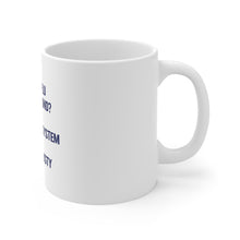 DistinctInk Glossy White Coffee / Tea Mug - Deadly Flu? Good, Immune System is Rusty