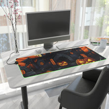 DistinctInk LED Gaming Mouse Pad with Darkness Falls on Halloween Design for Halloween
