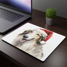 DistinctInk Mouse Pad - 1/4" Foam Rubber - Borzoi Puppy Drawing