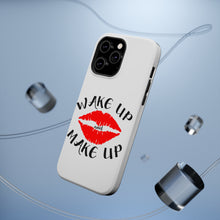 DistinctInk ToughCase for Apple iPhone, Compatible with MagSafe Charging - Wake Up and Make Up