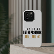 DistinctInk ToughCase for Apple iPhone, Compatible with MagSafe Charging - Instant Entrepreneur Just Add Coffee
