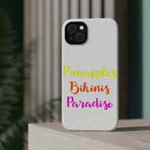DistinctInk ToughCase for Apple iPhone, Compatible with MagSafe Charging - Pineapples Bikinis Paradise
