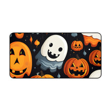 DistinctInk Desk Mat with Spooky Halloween Night Design for Halloween