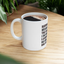 DistinctInk Glossy White Coffee / Tea Mug - Beard - I Make the Rules, Do What I Want