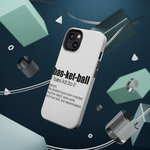 DistinctInk ToughCase for Apple iPhone, Compatible with MagSafe Charging - Basketball Definition Greatest Sport