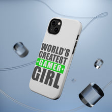 DistinctInk ToughCase for Apple iPhone, Compatible with MagSafe Charging - World's Greatest Gamer Girl Video Games