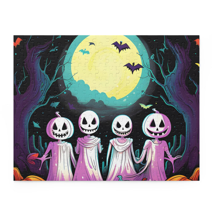 DistinctInk Jigsaw Puzzle with Exploring the Unknown Design for Halloween  LGBTQ+ Pride