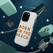 DistinctInk ToughCase for Apple iPhone, Compatible with MagSafe Charging - Born on the Beach